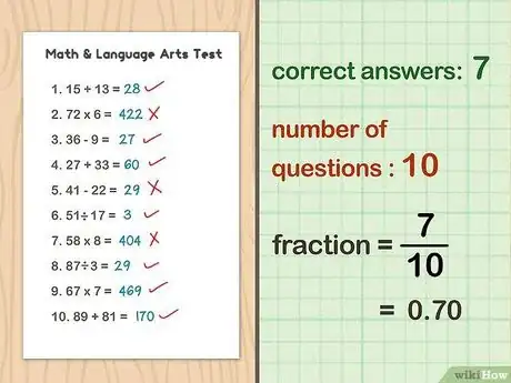 Image titled Calculate a Test Grade Step 1