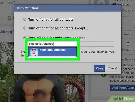 Image titled Appear Offline to Some People on Facebook Step 11