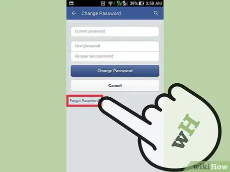 Image titled Change Facebook Password on Android Step 14