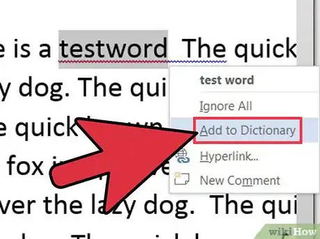 Image titled Add a Word to the Dictionary in Microsoft Word Step 9