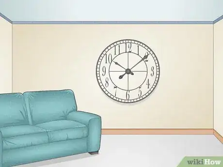 Image titled Decorate Around a Large Wall Clock Step 2