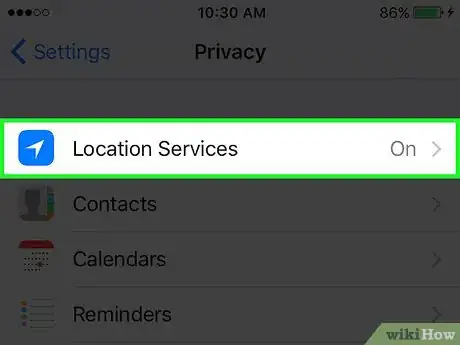 Image titled Access the Location History on iPhone Step 3