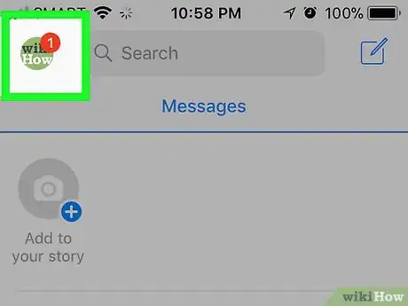 Image titled Scan a QR Code on Facebook Messenger Step 2