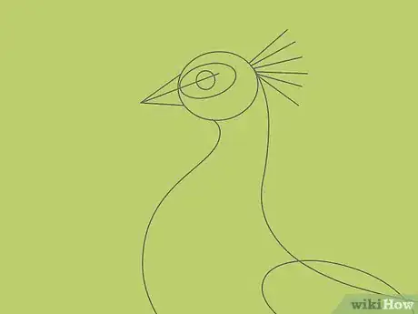 Image titled Draw an Exotic Peacock Step 21