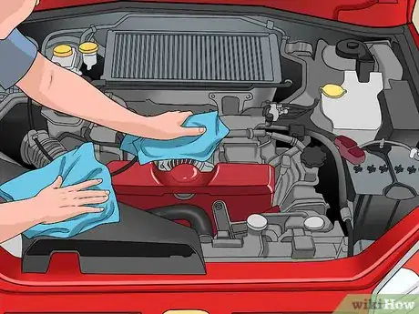 Image titled Wash Under the Hood of a Car Step 10