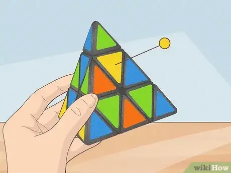 Image titled Solve a Pyraminx Step 3