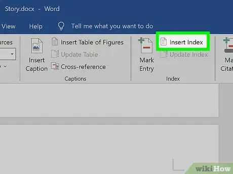 Image titled Create an Index in Word Step 15
