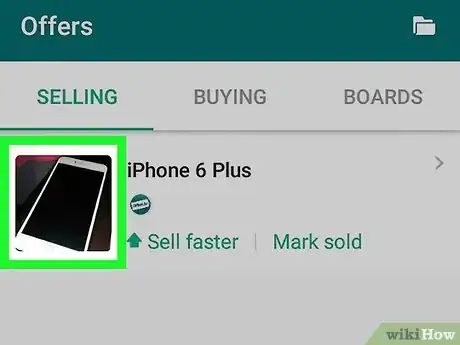 Image titled Delete an Item on OfferUp on Android Step 4