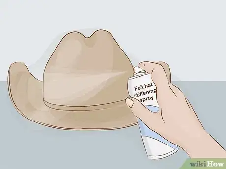 Image titled Shape a Cowboy Hat Step 10