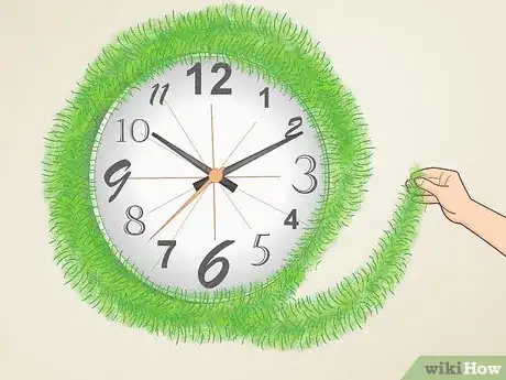 Image titled Decorate Around a Large Wall Clock Step 9