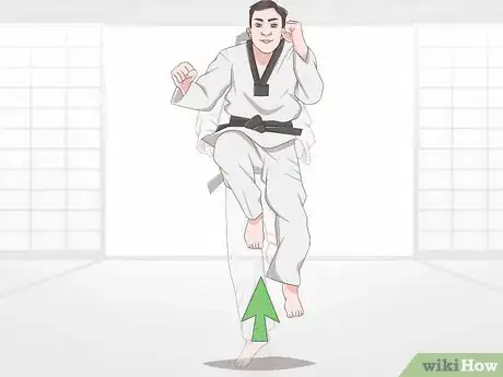 Image titled Execute Jump Kicks (Twio Chagi) in Taekwondo Step 38