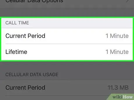 Image titled Check Your Total Talk Time on an iPhone Step 3