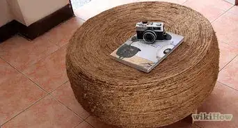 Make a Living Room Table from an Old Tire