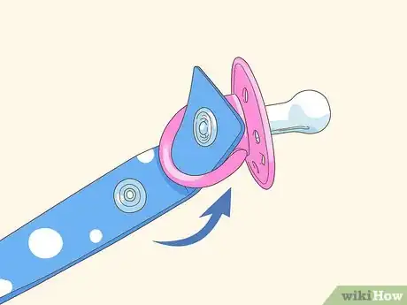 Image titled Use a Pacifier Clip Step 2