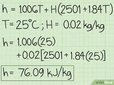 Image titled Calculate the Enthalpy of Moist Air Step 9