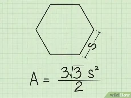 Image titled Calculate the Area of a Hexagon Step 1