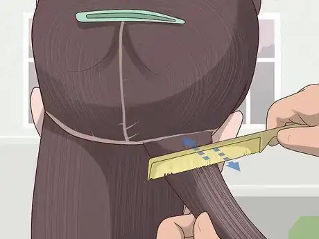 Image titled Apply Hair Extensions Step 6