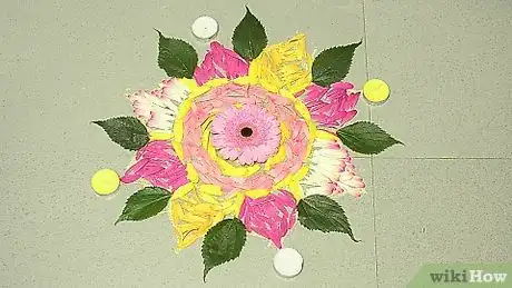 Image titled Make Rangoli with Flowers Step 9