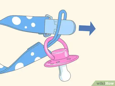 Image titled Use a Pacifier Clip Step 5