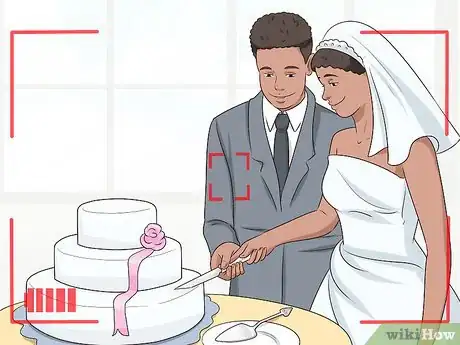Image titled Cut Your Wedding Cake Step 6