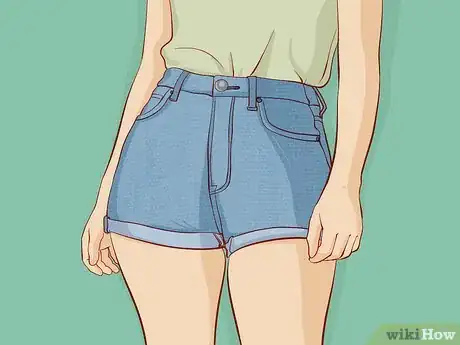 Image titled Wear Jean Shorts Step 1