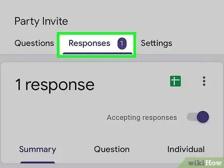 Image titled View Google Form Responses on iPhone or iPad Step 18