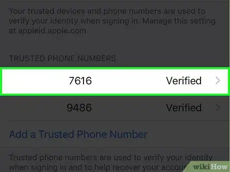 Image titled Change Your iCloud Security Code Verification Number on an iPhone Step 10