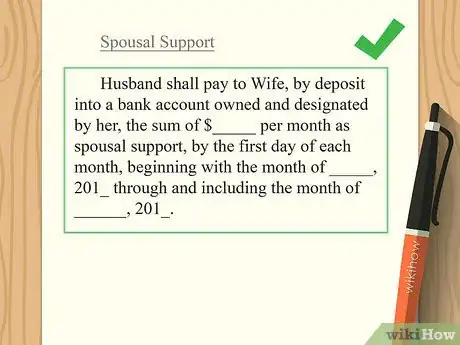 Image titled Write a Divorce Settlement Agreement Step 13