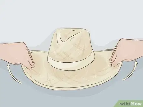 Image titled Shape a Cowboy Hat Step 12