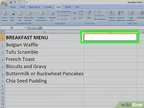 Image titled Add a Drop Down Box in Excel 2007 Step 2