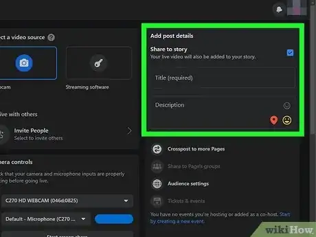 Image titled Share Live Stream on Facebook to Multiple Groups Step 24