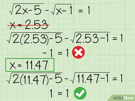 Image titled Solve Radical Equations Step 12