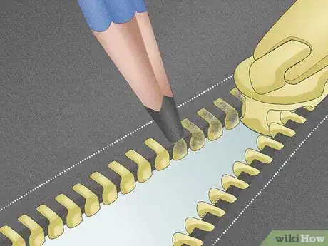 Image titled Fix a Zipper on a Suitcase Step 2