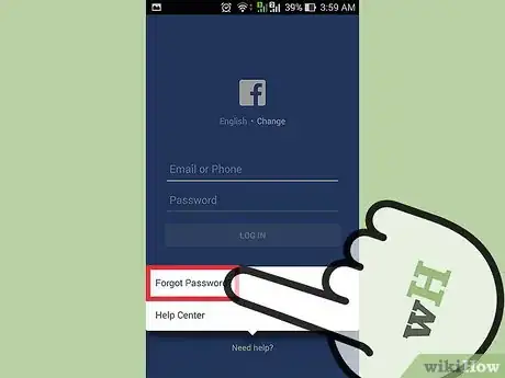 Image titled Change Facebook Password on Android Step 18