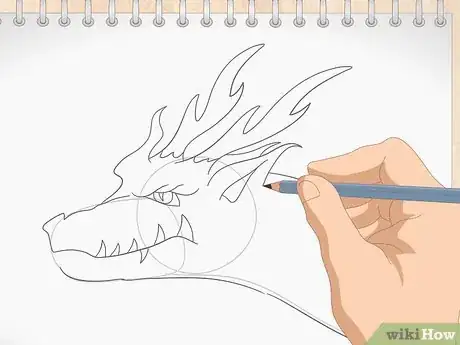 Image titled Draw a Dragon Head Step 16