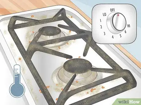 Image titled Keep a Gas Stove Clean Step 1