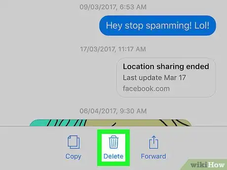Image titled Delete Messages on Facebook Messenger Step 4