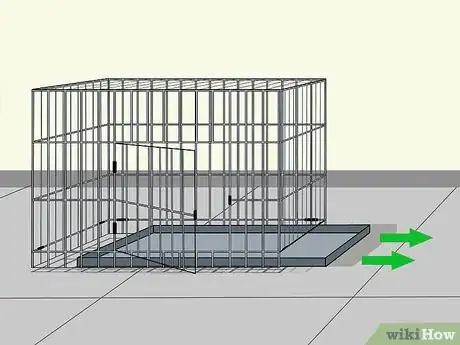 Image titled Collapse a Dog Crate Step 1