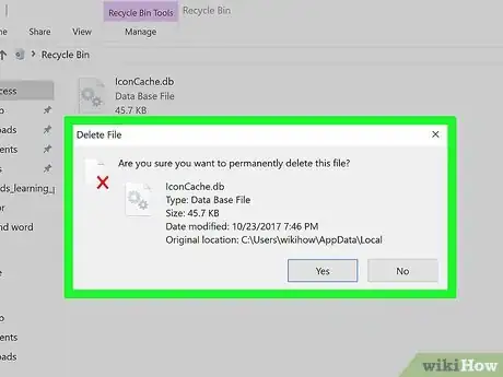 Image titled Rebuild the Icon Cache in Windows Step 12