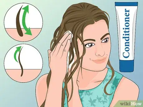 Image titled Make Hair Shiny when Air Drying Step 1