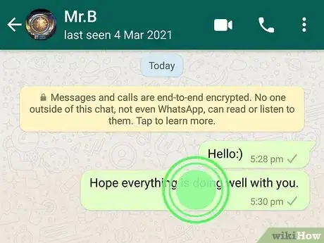 Image titled Delete Old Messages on WhatsApp Step 4