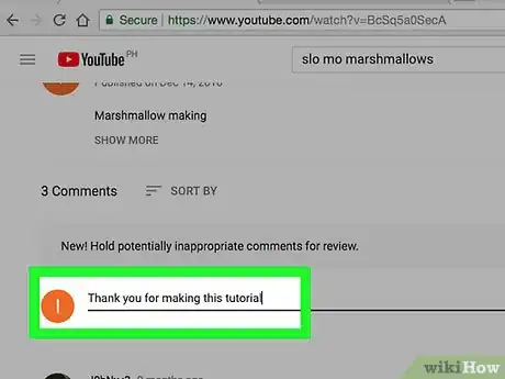 Image titled Leave Comments on YouTube Step 16