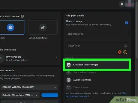 Image titled Share Live Stream on Facebook to Multiple Groups Step 25