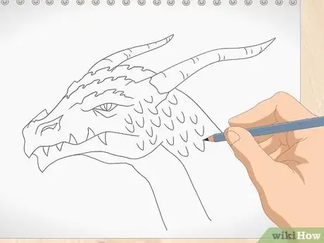 Image titled Draw a Dragon Head Step 10