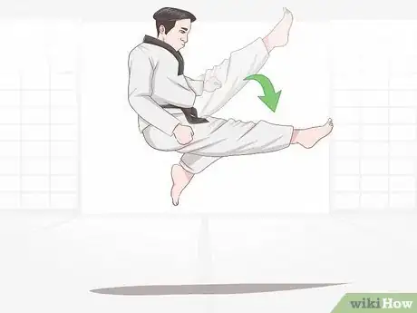 Image titled Execute Jump Kicks (Twio Chagi) in Taekwondo Step 28