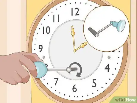 Image titled Set a Grandfather Clock Step 7