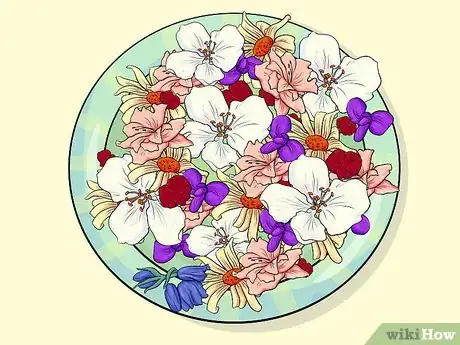 Image titled Add Fresh Flowers to a Cake Step 1