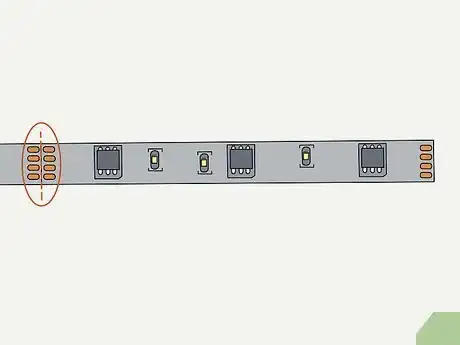 Image titled Cut Led Strip Lights Step 2