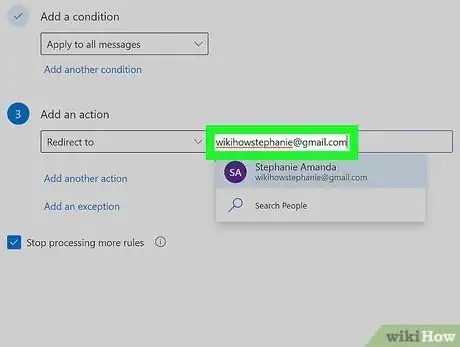 Image titled Automatically Redirect Incoming Messages to Another E Mail Account Step 13