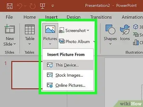 Image titled Edit Pictures Using Microsoft Office PowerPoint Step 1